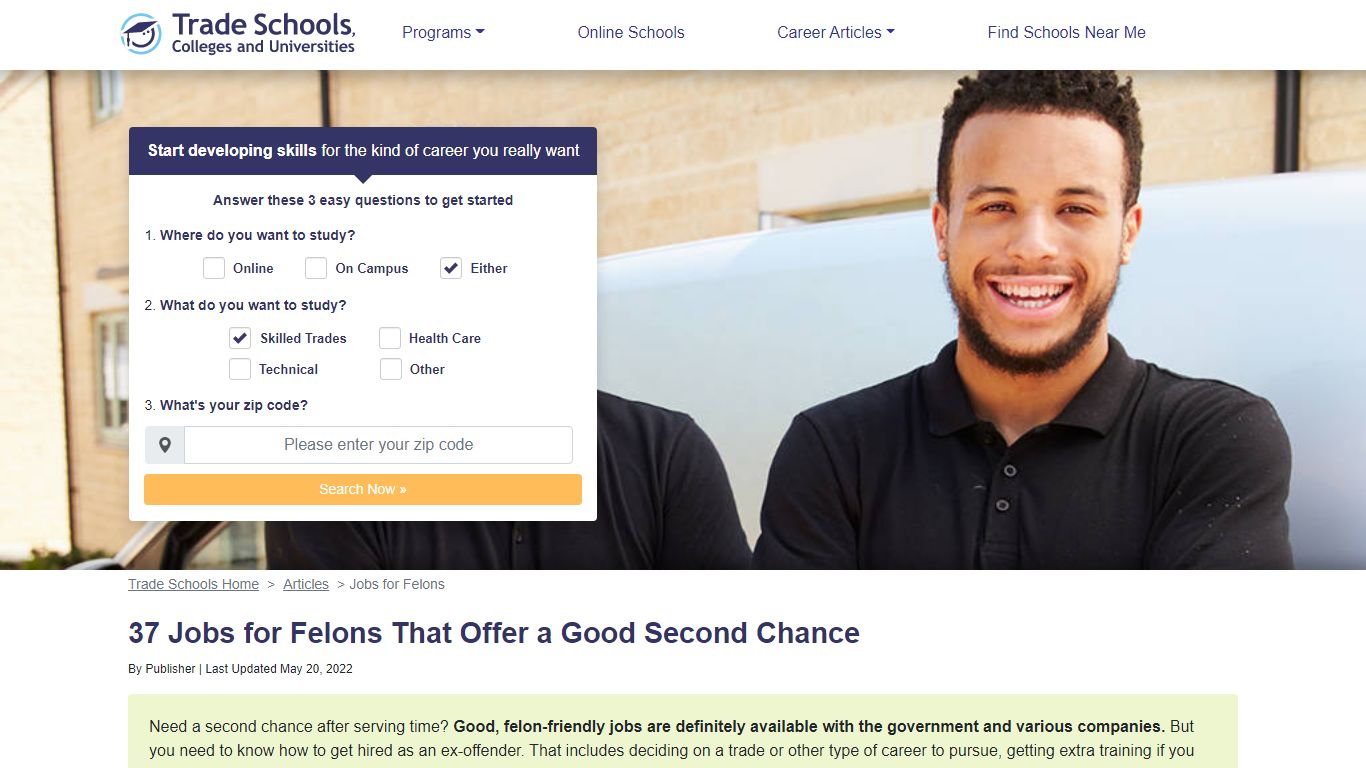 37 Jobs for Felons That Offer a Good Second Chance - Trade-Schools.net